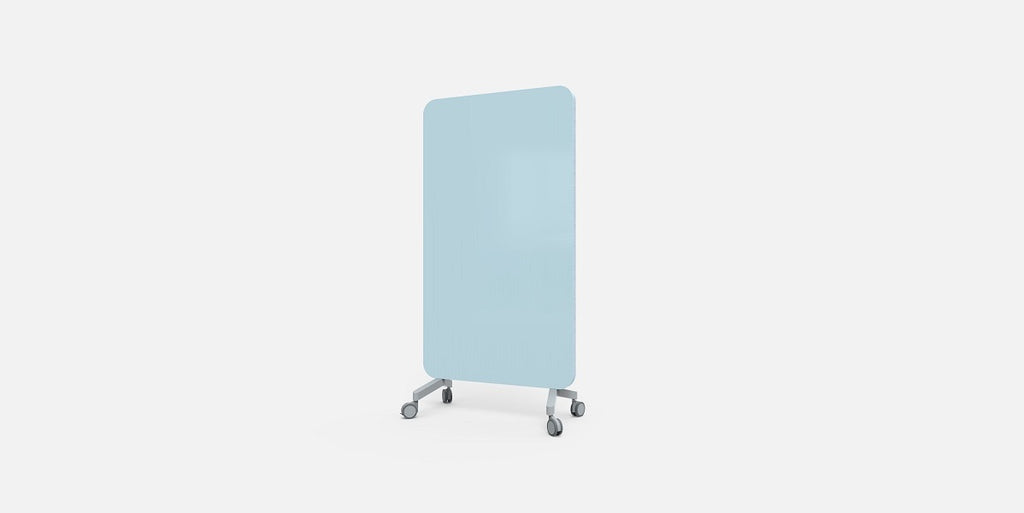 Glasskrivtavla på hjul, Lintex Mood Fabric, Offix