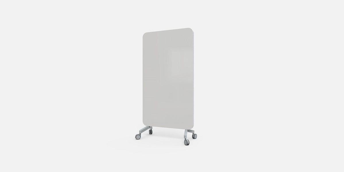 Glasskrivtavla på hjul, Lintex Mood Fabric, Offix