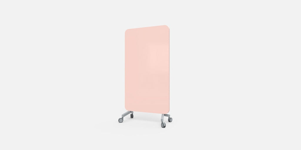 Glasskrivtavla på hjul, Lintex Mood Fabric, Offix