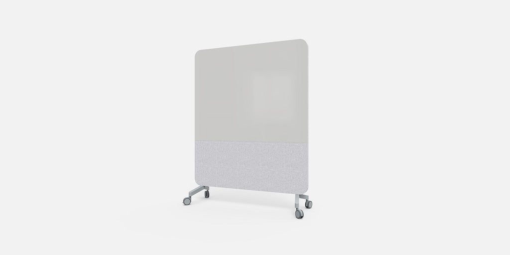 Glasskrivtavla på hjul, Lintex Mood Fabric, Offix