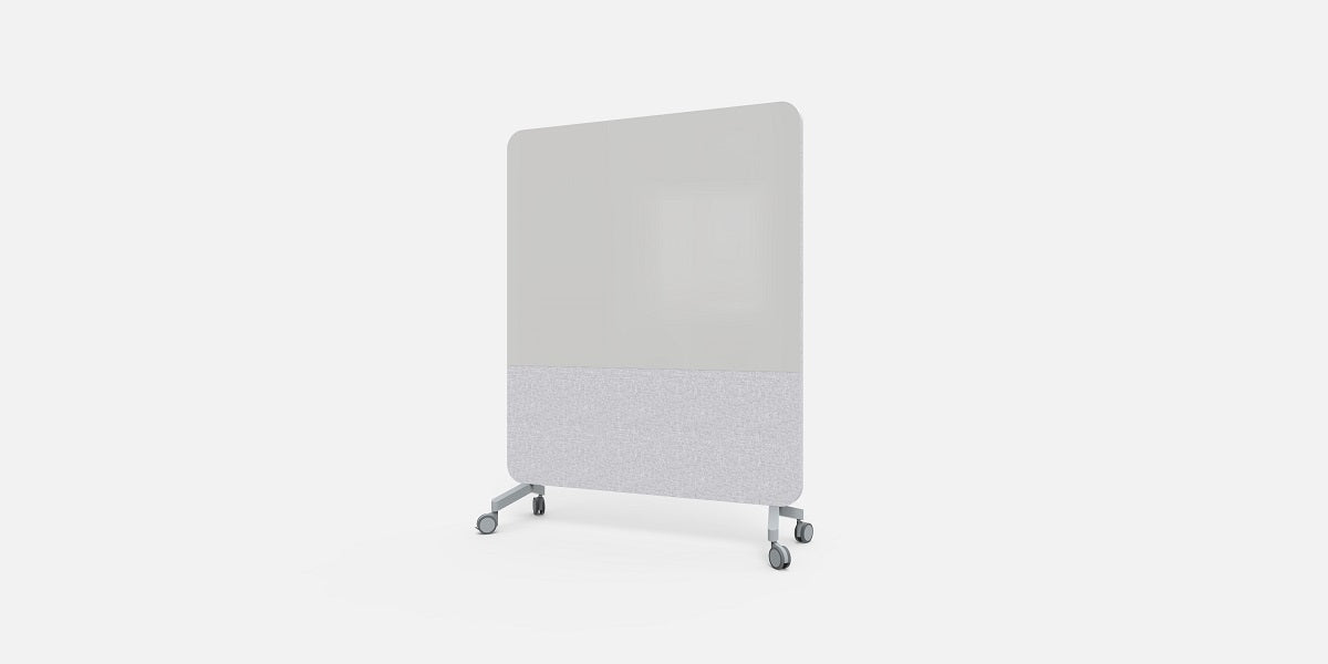 Glasskrivtavla på hjul, Lintex Mood Fabric, Offix