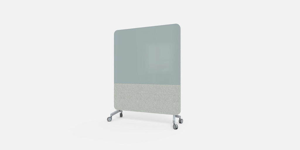 Glasskrivtavla på hjul, Lintex Mood Fabric, Offix