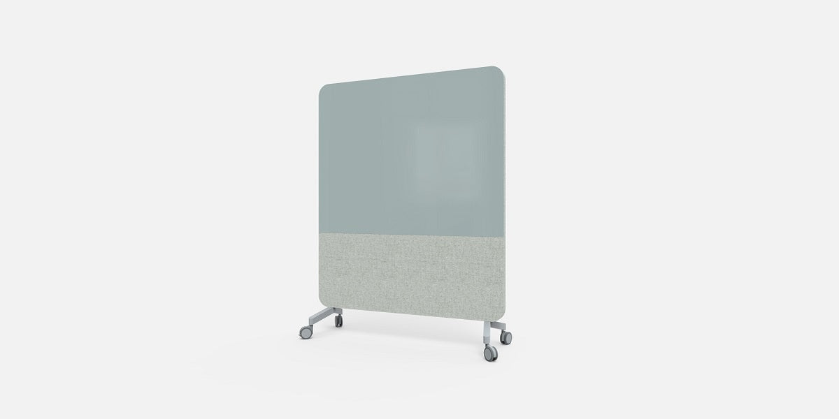 Glasskrivtavla på hjul, Lintex Mood Fabric, Offix