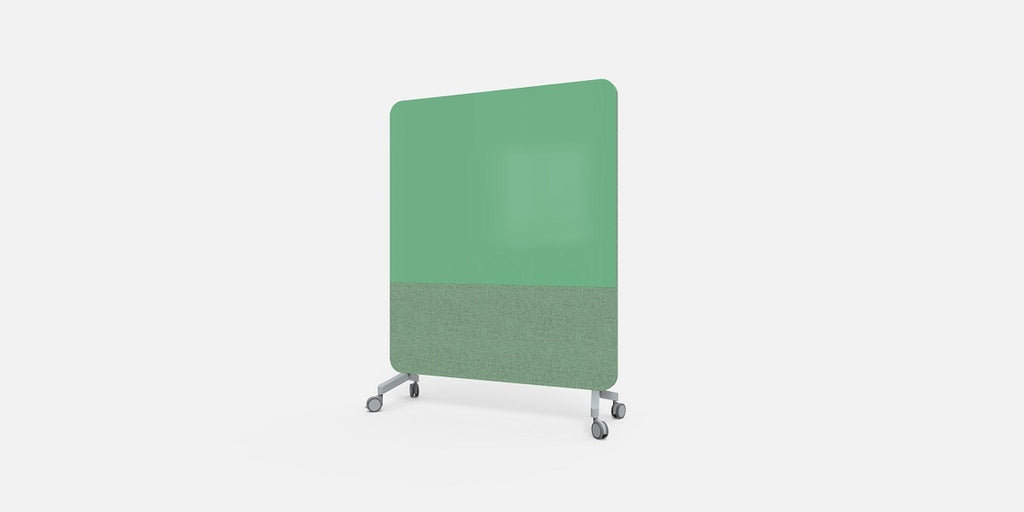 Glasskrivtavla på hjul, Lintex Mood Fabric, Offix