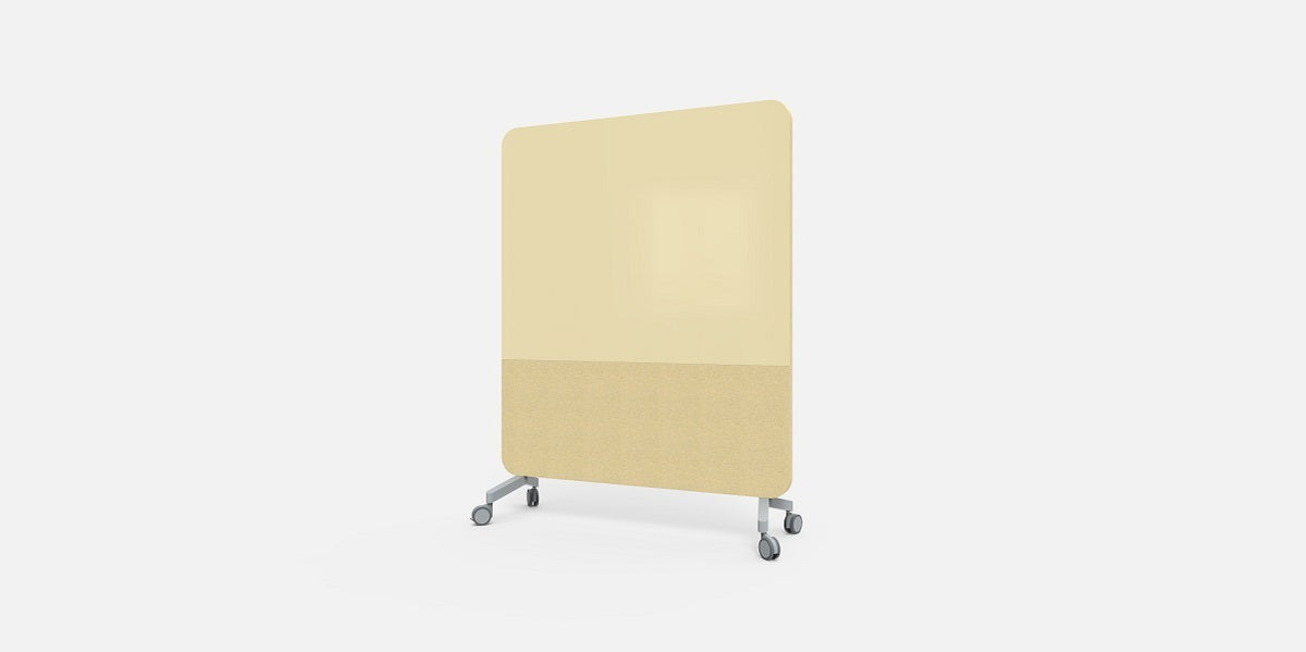 Glasskrivtavla på hjul, Lintex Mood Fabric, Offix