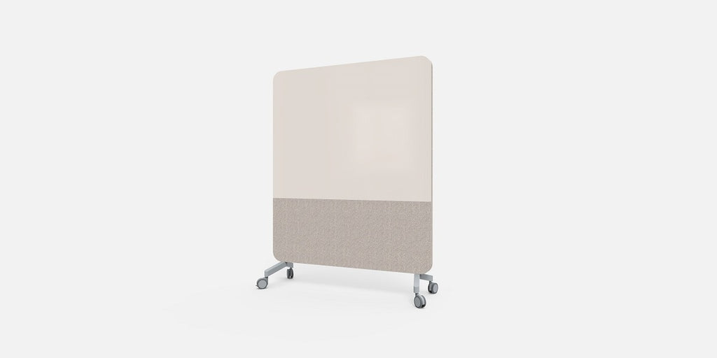 Glasskrivtavla på hjul, Lintex Mood Fabric, Offix