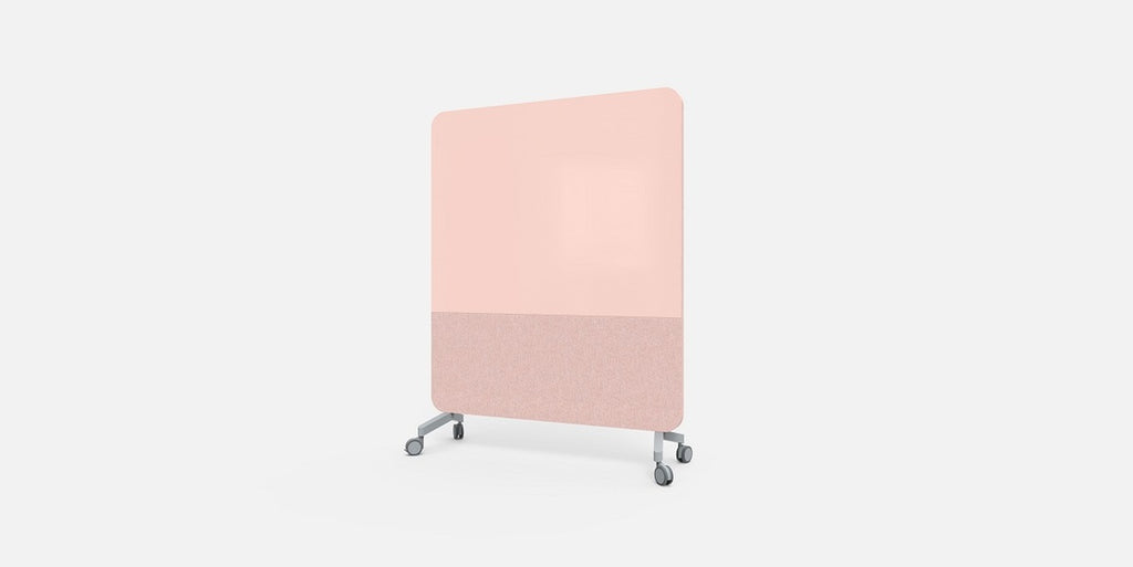 Glasskrivtavla på hjul, Lintex Mood Fabric, Offix