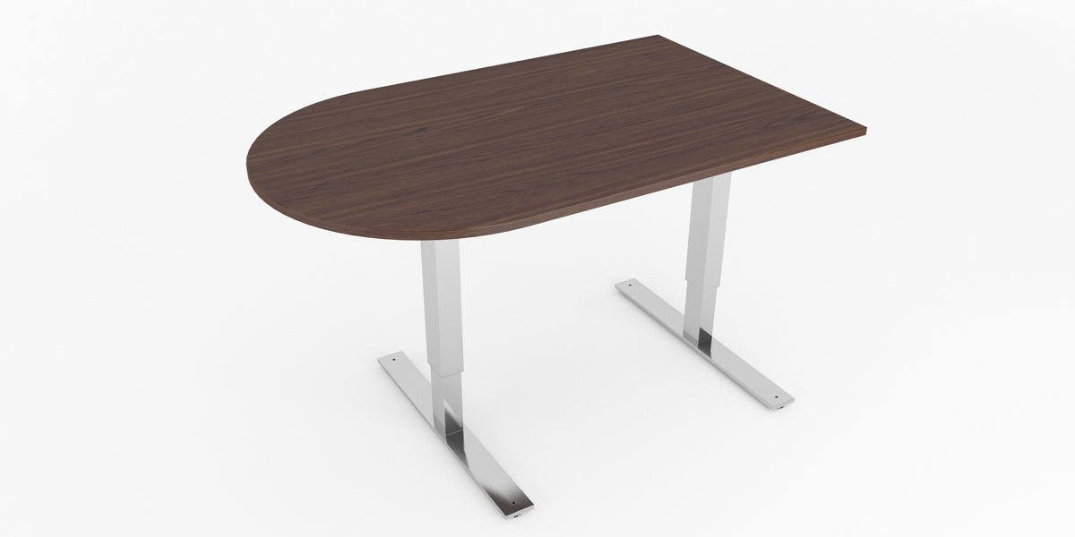 Konferensbord kyrkfönster, 4 platser, valnöt, Offix