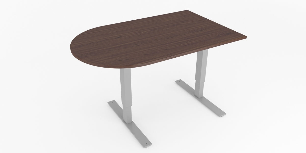 Konferensbord kyrkfönster, 4 platser, valnöt, Offix