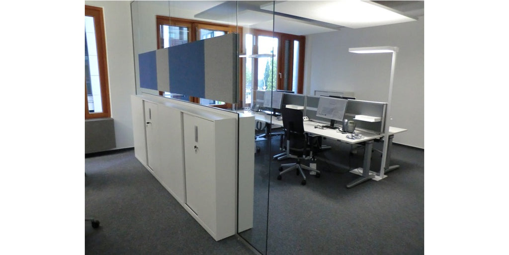 Ljudabsorbent, på glas, tyg, Offix