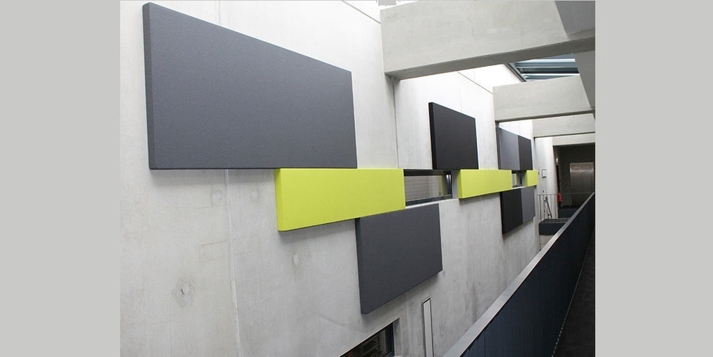 Ljudabsorbent, vägg, tyg, Offix