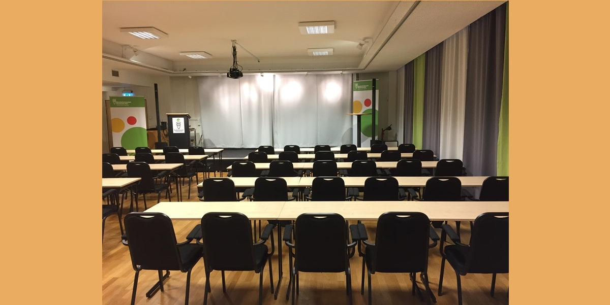 Konferensstol, staplingsbar, Flex06, blå-silver, Offix