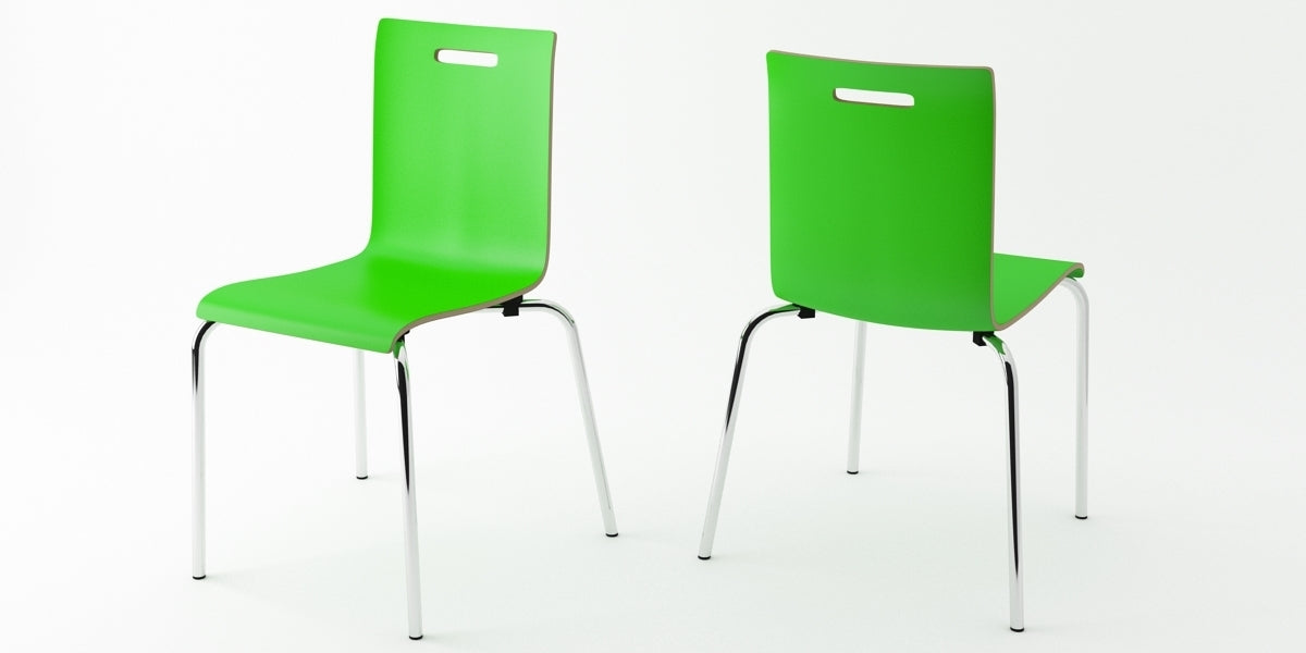 Lunchrumsstol, PS4 laminat, grön, Offix