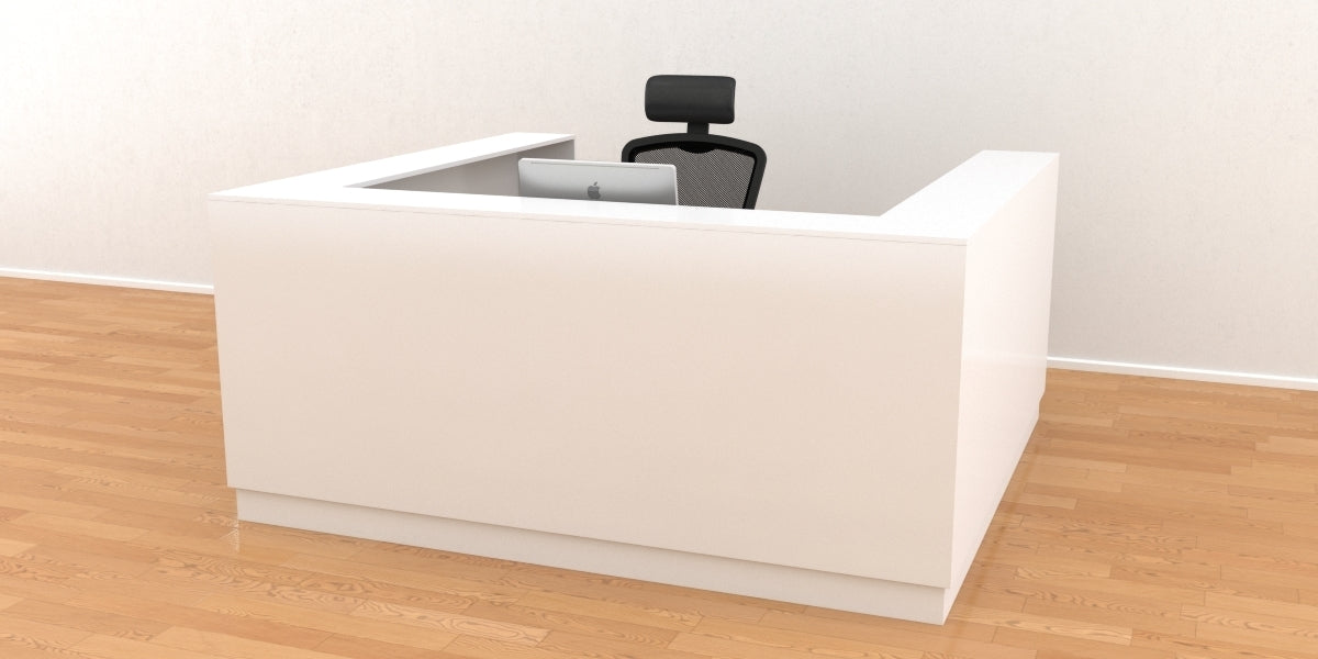 Receptionsdisk, rak+90gr+90gr, Offix