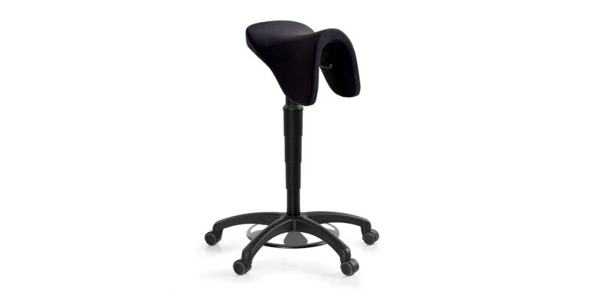 Supportstol, 70S, Sitt & Flex, svart, Offix