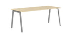 Skrivbord, rektangulärt, A-stativ, björk, Offix