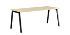 Skrivbord, rektangulärt, A-stativ, björk, Offix