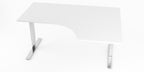 Hörnskrivbord, Vit, höger, T-benstativ, Offix