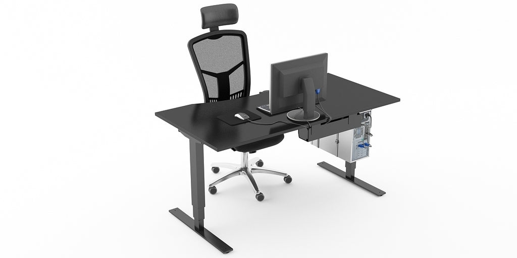 Offix Skrivbordsplats, fast stativ