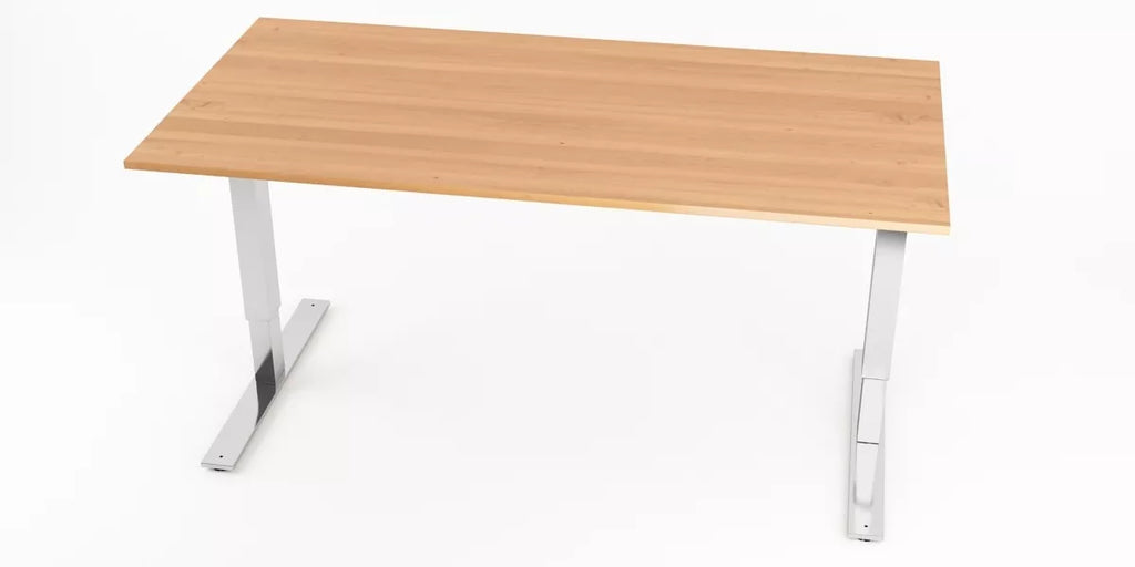 Skrivbord, Bok, rektangulärt, T-benstativ, Offix