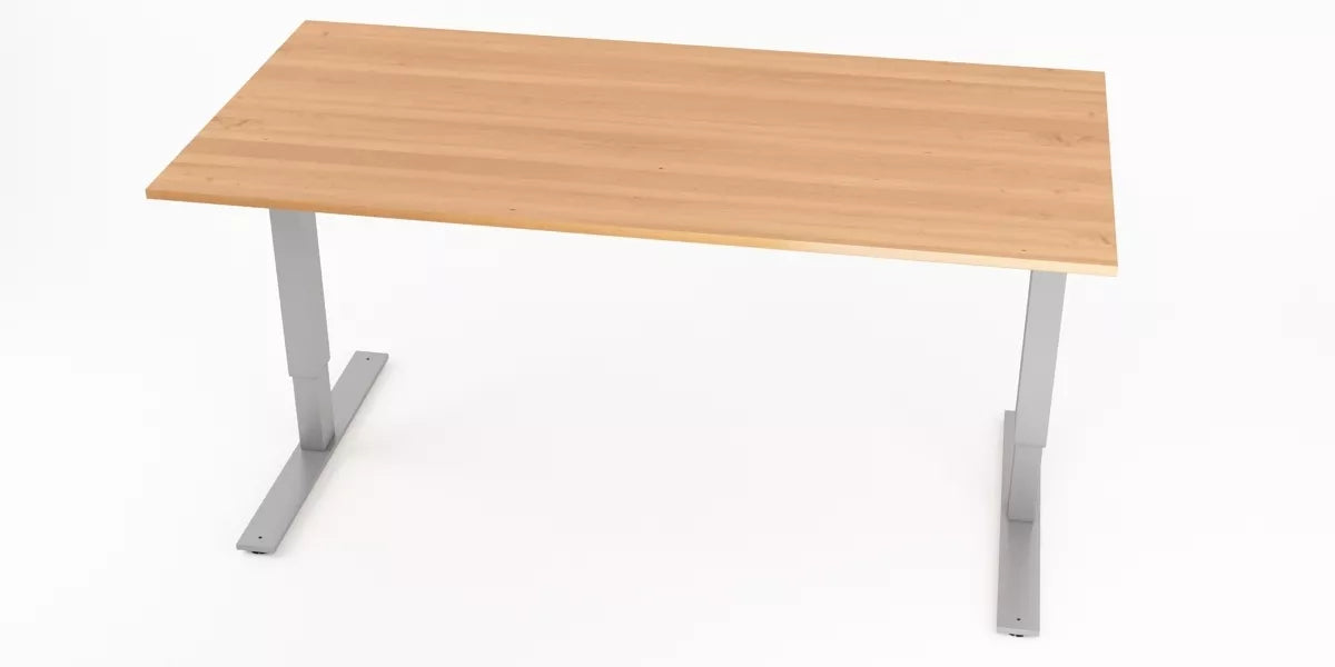 Skrivbord, Bok, rektangulärt, T-benstativ, Offix