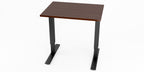 Skrivbord, rektangulärt, sidobord, T-benstativ, valnöt, Offix