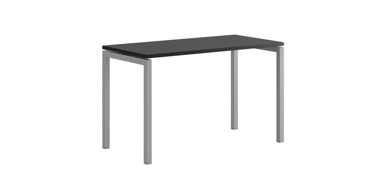 Skrivbord, rektangulärt, U-stativ, svart, Offix