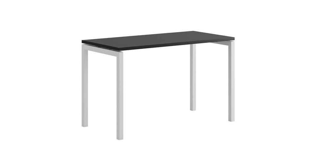 Skrivbord, rektangulärt, U-stativ, svart, Offix
