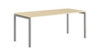 Skrivbord, rektangulärt, U-stativ, björk, Offix