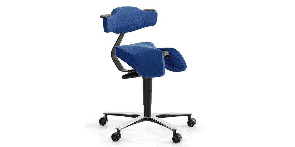 Ergonomisk kontorsstol, Sitt&Flex, 360S, blå, Offix