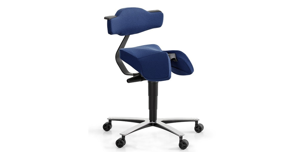 Ergonomisk kontorsstol, Sitt&Flex, 360S, marinblå, Offix