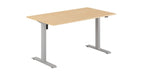 Skrivbord, höj- och sänkbart, Basic, rektangulärt, Sitt&Stå, bok, Offix