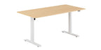Skrivbord, höj- och sänkbart, Basic, rektangulärt, Sitt&Stå, bok, Offix