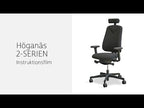 Kontorsstol, Höganäs 290, variation, Offix