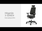 Kontorsstol, Höganäs +380, variation, Offix